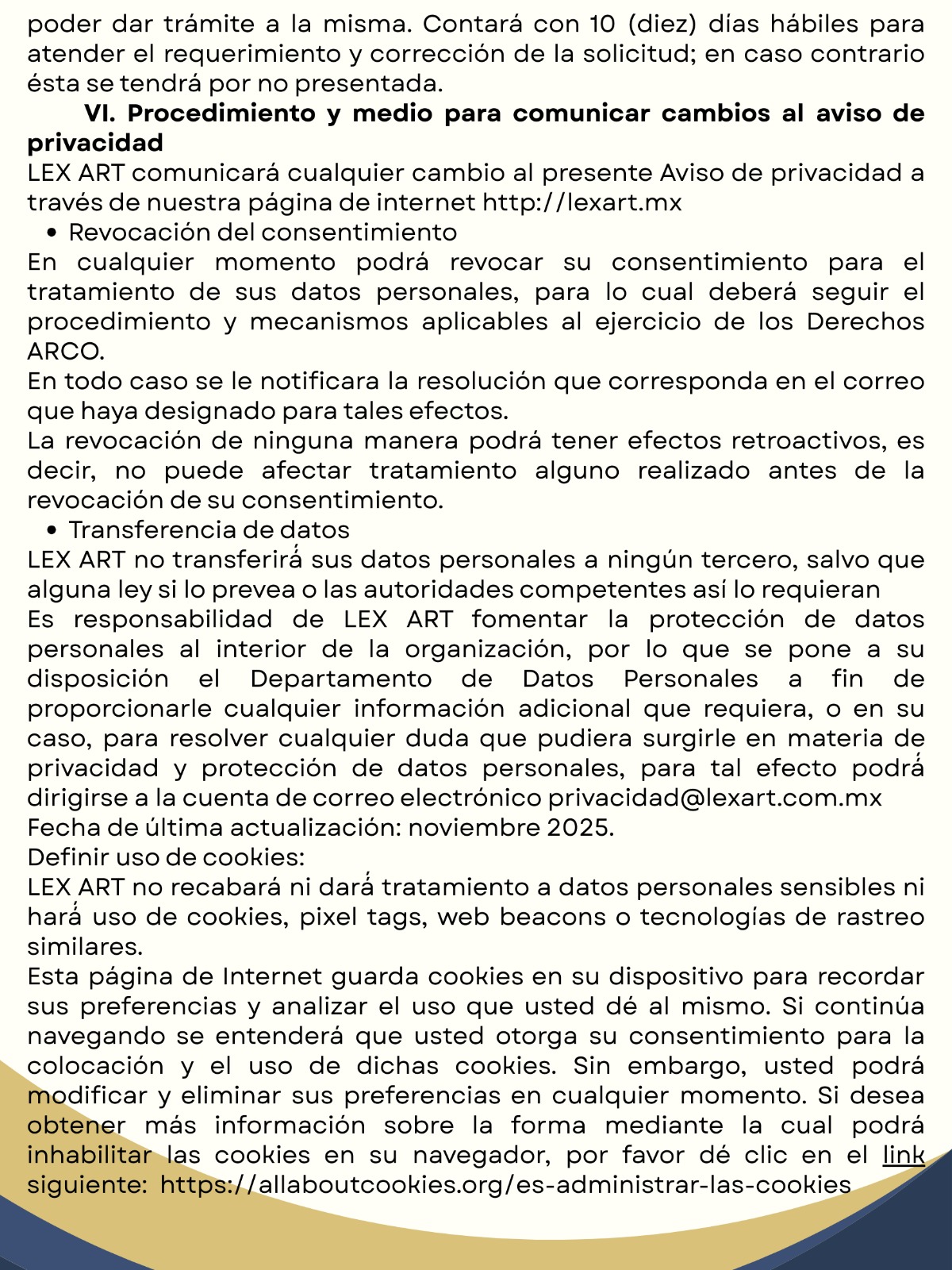 Aviso de privacidad 4